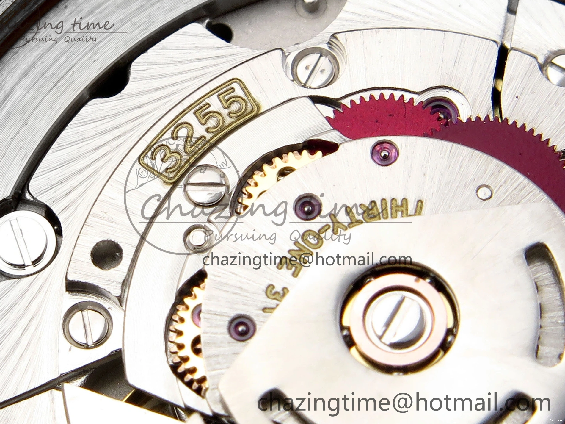 MiroTime 0328 ComfortFit DayDate 40 SS GSF Gain Weight Gray Stick Dial on President Bracelet A 1927